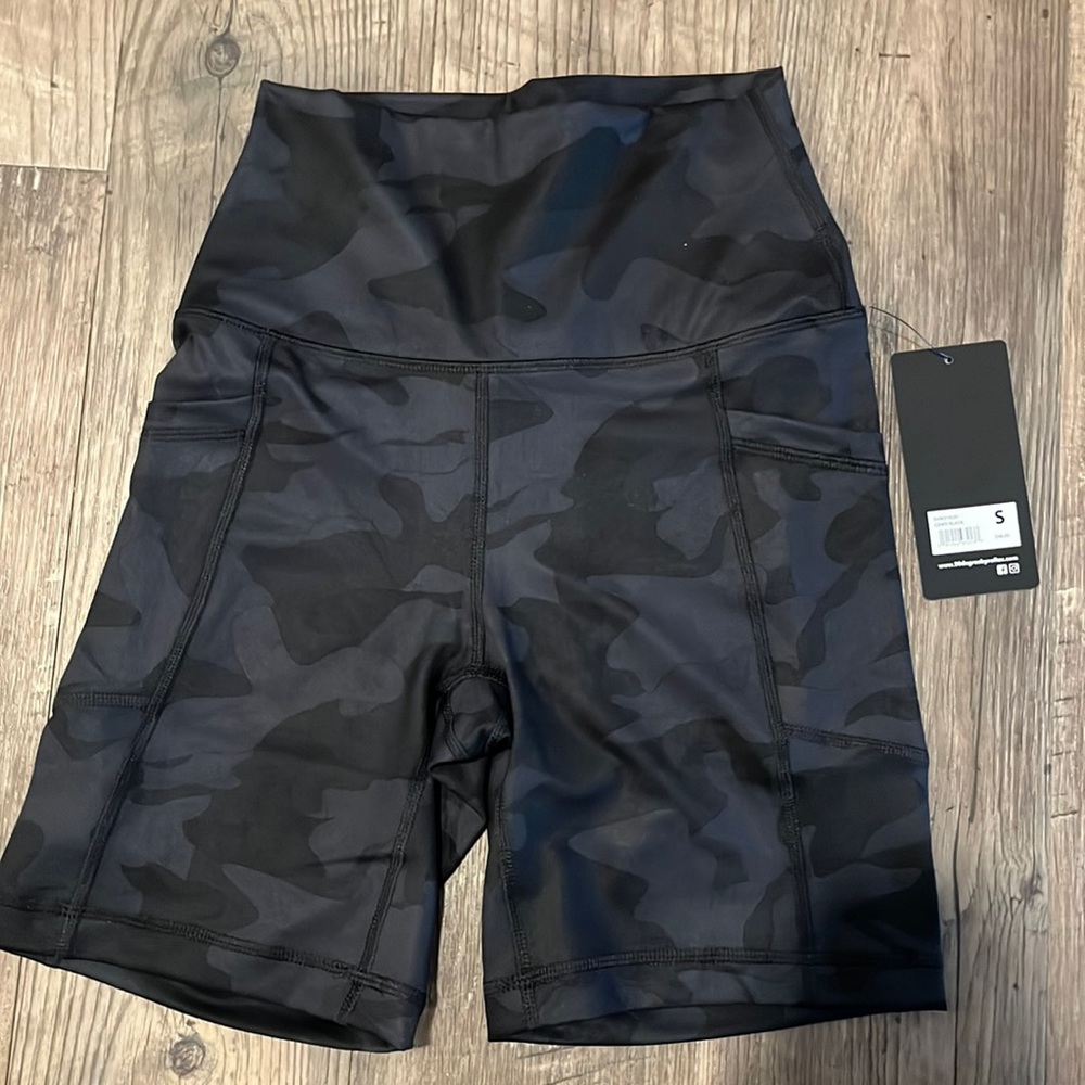 New! High rise exercise shorts